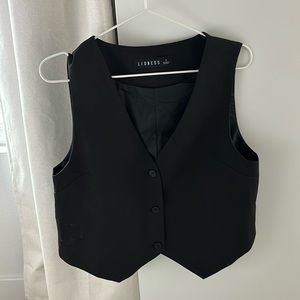 Revolve Black Tuxedo Vest